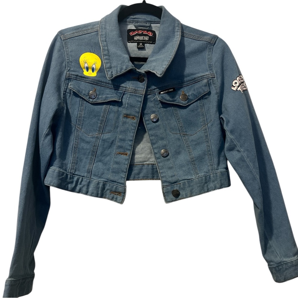 Womens Members Only Denim Jacket
